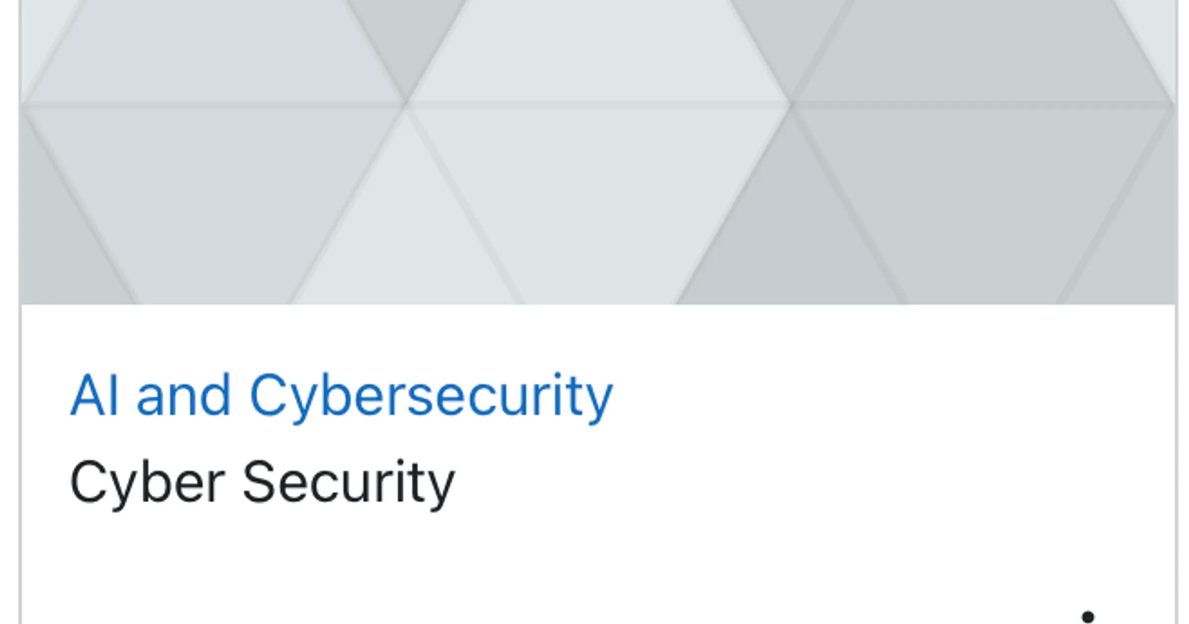 AI and Cybersecurity